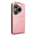 Huawei Pura 90 Pro Vertical Flip Case with Stand - Rose Gold