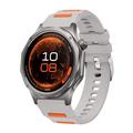 Huawei Watch GT 7/GT 7 Pro Quick Release Dual-Color Silicone Sports Strap - Grey / Orange