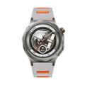 Huawei Watch GT 7/GT 7 Pro Quick Release Dual-Color Silicone Sports Strap - Grey / Orange