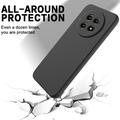 Huawei nova 15 Max Liquid Silicone Case with Hand Strap - Black