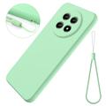 Huawei nova 15 Max Liquid Silicone Case with Hand Strap - Green