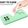 Huawei nova 15 Max Liquid Silicone Case with Hand Strap - Green