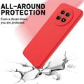 Huawei nova 15 Max Liquid Silicone Case with Hand Strap - Red