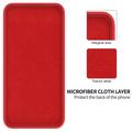 Huawei nova 15 Max Liquid Silicone Case with Hand Strap - Red