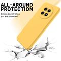 Huawei nova 15 Max Liquid Silicone Case with Hand Strap - Yellow