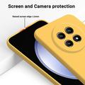 Huawei nova 15 Max Liquid Silicone Case with Hand Strap - Yellow