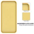 Huawei nova 15 Max Liquid Silicone Case with Hand Strap - Yellow