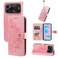 Huawei nova 16 SE Mandala Wallet Case with Wrist Strap - Pink
