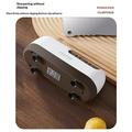 Hurma HM-802 Electric Knife Sharpener with Diamond Grinding Wheel - White