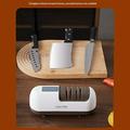 Hurma HM-802 Electric Knife Sharpener with Diamond Grinding Wheel - White