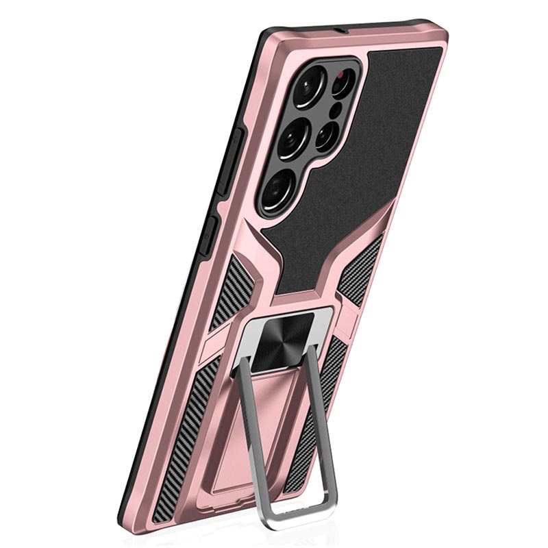 Samsung Galaxy S22 Ultra 5G Hybrid Case with Metal Kickstand