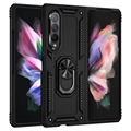 Samsung Galaxy Z Fold3 5G Hybrid Case with Metal Kickstand - Black