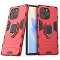 Honor 60 SE Hybrid Case with Ring Holder - Red