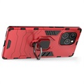 Honor 60 SE Hybrid Case with Ring Holder - Red