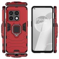 OnePlus 10 Pro Hybrid Case with Ring Holder - Red