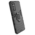 Samsung Galaxy M52 5G Hybrid Case with Ring Holder - Black