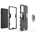 Samsung Galaxy M52 5G Hybrid Case with Ring Holder - Black