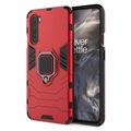 OnePlus Nord Hybrid Case with Ring Holder - Red