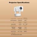IMC360 Android Projector with AirPlay and Miracast - White