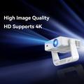 IMC880 Portable Mini Projector with 4K Video Decoding - Android 14 - White