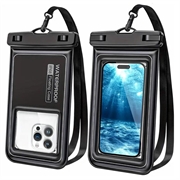 IP68 Waterproof Floating Case for Swimming, Diving and Surfing - Black