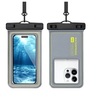 IP68 Waterproof Floating Case for Swimming, Diving and Surfing - Grey