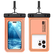 IP68 Waterproof Floating Case for Swimming, Diving and Surfing - Orange