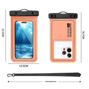 IP68 Waterproof Floating Case for Swimming, Diving and Surfing - Orange