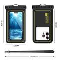 IP68 Waterproof Floating Case for Swimming, Diving and Surfing - Black