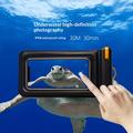 IPX8 Waterproof Floating Phone Case with Dual Storage Compartments - 7.5" - Pink