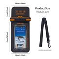 IPX8 Waterproof Floating Phone Case with Dual Storage Compartments - 7.5" - Pink