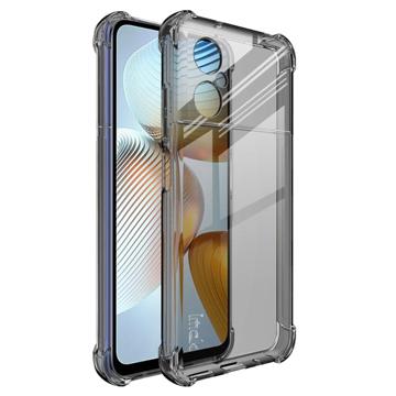 Imak Anti-Scratch Xiaomi Poco M4 5G TPU Case - Transparent / Black