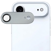 iPhone Air Imak Full Cover Metal and Tempered Glass Camera Lens Protector - Grey