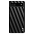 Imak LX-5 Google Pixel 6a Hybrid Case - Carbon Fiber - Black