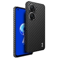 Imak Ruiyi Asus Zenfone 9 Coated Case - Carbon Fiber - Black