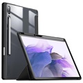 Infiland Crystal Samsung Galaxy Tab S7 FE Folio Case - Black