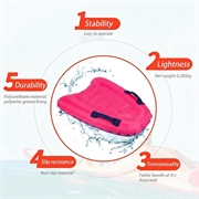 Inflatable Body Board / Float Mat for Kids - Pink