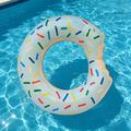 Inflatable Swim Ring / Swimming Tube for Beach, Pool - Blue Donut