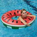 Inflatable Swim Ring / Swimming Tube for Beach, Pool - Watermelon