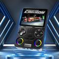 J36 Ultra Retro Handheld Gaming Console with RGB Joysticks - Black