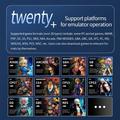 J36 Ultra Retro Handheld Gaming Console with RGB Joysticks - Black