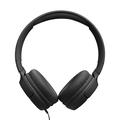 JBL Tune 520C USB-C Wired On-Ear Headphones - Black