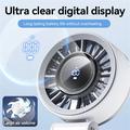 JF133 Portable Handheld Foldable Fan - 3600mAh - White