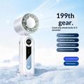 JF163 3-in-1 Handheld Fan with 199-Speed Levels - 4000mAh - White