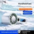 JF163 3-in-1 Handheld Fan with 199-Speed Levels - 4000mAh - White