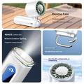 JF163 3-in-1 Handheld Fan with 199-Speed Levels - 4000mAh - White