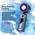 JF163 3-in-1 Portable Neck Cooling Fan - 4000mAh - Grey
