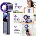 JF166 Portable TEC Air Cooler Fan with 199-Speed - Grey