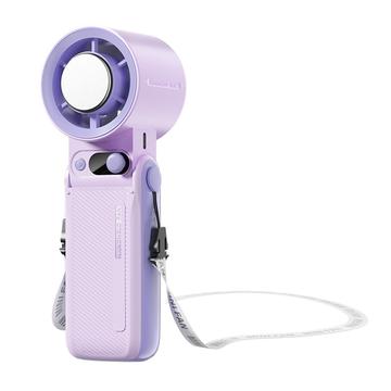 JF168 Portable Handheld Fan with Air Cooler 6000mAh - Purple
