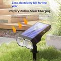 JG025 Solar LED Garden Lights with Ground/Wall Mount